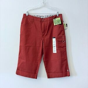 Lee Burnt Orange Capri Pants